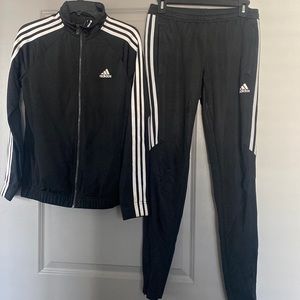 Adidas tracksuit black